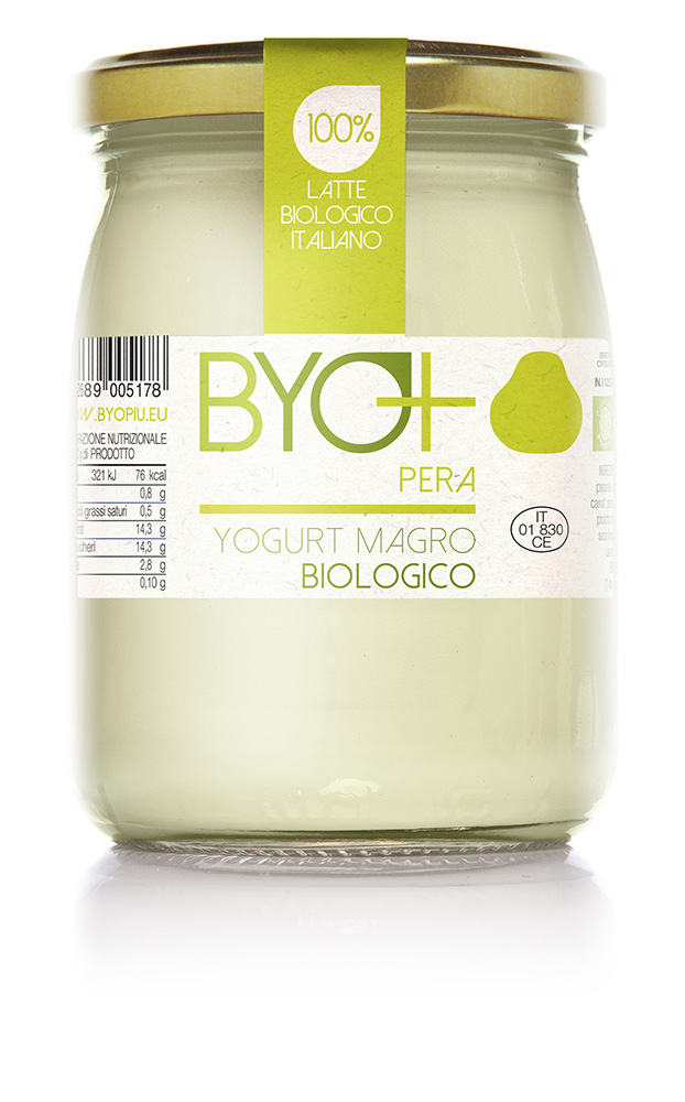 ByoPiu_yogurt magro biologico 500g-pera