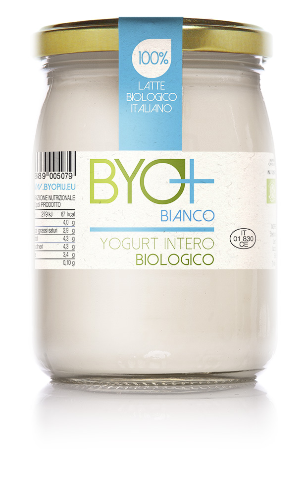 ByoPiu_yogurt intero biologico 500g-bianco