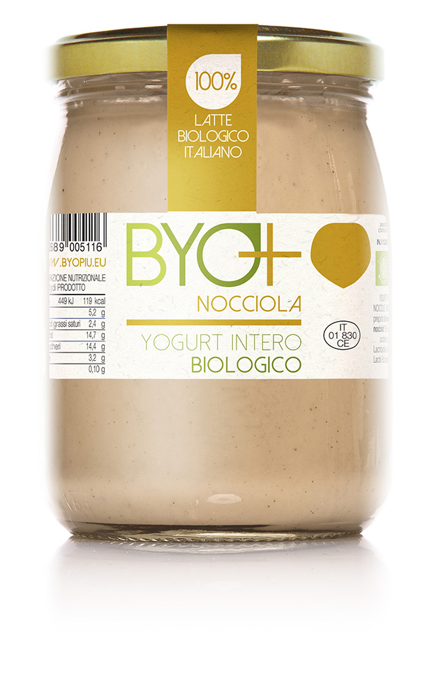 ByoPiu_yogurt intero biologico 500g-nocciola