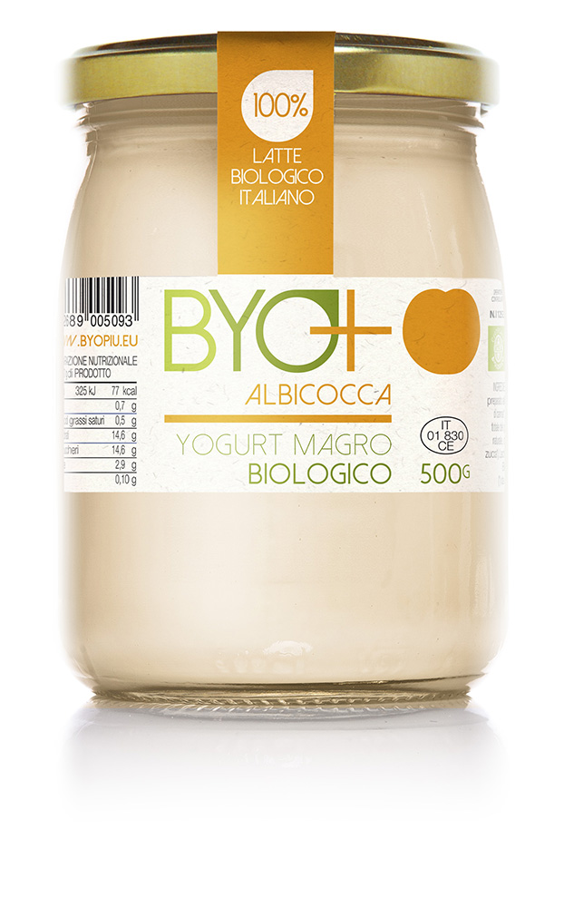 ByoPiu_yogurt magro biologico 500g-albicocca